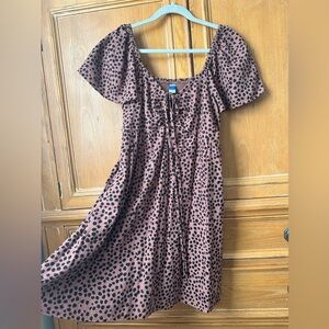 Old Navy
Leopard print mini dress
Size medium